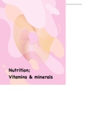 Class notes Nursing 241  Lutz's Nutrition and Diet Therapy, ISBN: 9780803668140