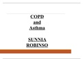 COPD and Asthma(STUDY GUIDE)