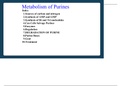 Class notes Life Sciences (MetabolismofPurines1)  Lehninger Principles of Biochemistry, ISBN: 9781464109621