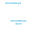 BUSI690 Netflix Business Case 