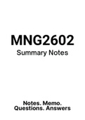 MNG2602 - full Notes (you don't need the textbook)