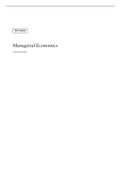 TEST BANK for Managerial Economics.