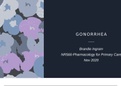 Exam (elaborations) NR566 GONORRHEA STUDY GUIDE -Pharmacology for Primary Care (NR566) 