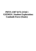 PHYS-1307 6172-21542 |  GIZMOS | Student Exploration:  Coulomb Force (Static)