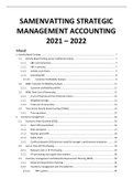 Summary Strategic Management Accounting Master Business Sciences KU Leuven (2021-2022)