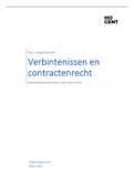 Samenvatting + woordenlijst Verbintenissen en contractenrecht 2021-2022