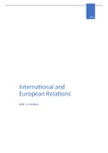Summary International and European relations
