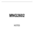 MNG2602 Summarised Study Notes