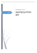 Kernsamenvatting + vragen sportpsychologie