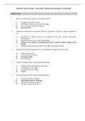 IOP 3705 STUDY UNIT QUESTIONS & ANSWERS