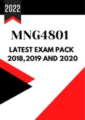 MNG4801: Exam Memo Latest