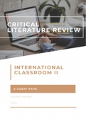 Critical Literature Review ICR2 FM