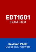 EDT1601 - EXAM PACK (2022)