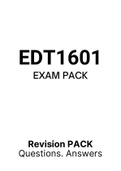 EDT1601 - EXAM PACK (2022) 