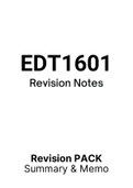 EDT1601 - Notes (Summary)