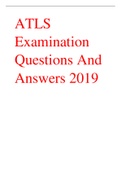 ATLS Examination Questions And Answers 2019