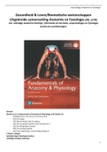 Colleges/boek/practica aantekeningen Anatomie en Fysiologie (AB_1176)  Fundamentals of Anatomy & Physiology, Global Edition, ISBN: 9781292229867