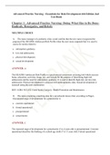 Exam (elaborations) AdvancedPrac  Nursing : Essentials for Role Development 4th Edition Joel Test Bank