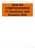 Hesi Rn Comprehensive predictor  latest V1 questions and answers