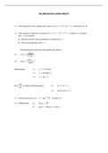 Exam (elaborations) and answers, National Senior certificate: Mathematics  