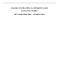 2022 ENG1502 assignment 1 solutions (semester 1)
