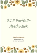 Essay 2.1.3. Portfolio Methodiek - Social Work leerjaar 2, module 5 INCLUSIEF BIJLAGEN (cijfer 7,2)