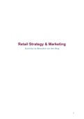 Summary Retail strategy and marketing
