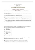 NRNP 6645 Psychotherapy with Multiple Modalities Midterm Exam - Week 6