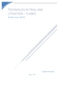TLI4801 - Techniques In Trial And Litigation (TLI4801 ECP PORTFOLIO).pdf