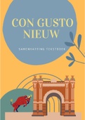 HU samenvatting boek Con Gusto Nieuw, Español 1 