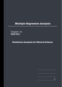 STAT3311 Ch: 14 Multiple Regression Analysis 