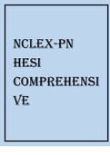 NCLEX-PN HESI COMPREHENSIVE 2022