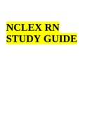 NCLEX RN STUDY GUIDE