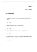Basic Statistics for Business and Economics, Lind - Exam Preparation Test Bank (Downloadable Doc)