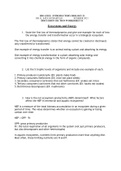 Discussion Worksheet 11: Ecosystems and Energy