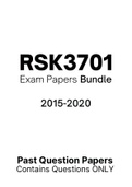 RSK3701 - Exam Questions PACK (2015-2020)