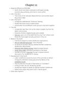 Chapter 12 Class notes History 1301 HIST, Volume 1