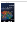 Exam (elaborations) Neuroscience, exploring the brain  Neuroscience, ISBN: 9780781760034
