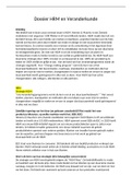 Dossier HRM/Veranderkunde ter voorbereiding voor tentamen