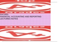 FAC1601 FINANCIAL ACCOUNTING AND REPORTING LECTURES NOTES