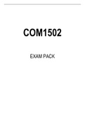 COM1502 MCQ EXAM PACK 2022