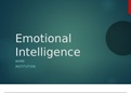 EMOTIONAL INTELLIGENCE( has PowerPoint Presentation with Speaker Notes