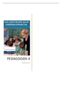 Pedagogiek 4 verslag, EN-PO-PE4, boek: Van Leertheorie naar Onderwijspraktijk Tjipke van der Veen