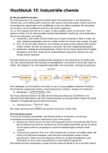 Samenvatting Hoofdstuk 15 Industriële chemie - Nova Scheikunde 6 VWO