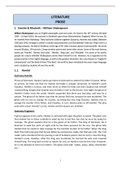 Samenvatting  Engels 3 Taal en Cultuur - teksten (literature, poetry and non-fiction)