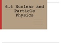 OCR A level Physics A 6.4 Nuclear and Particle physics 