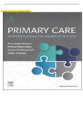 TEST BANK FOR Buttaro: Primary Care: A Collaborative Practice/ Interprofessional Collaborative Practice 6TH EDITION.
