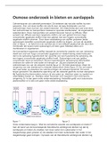 Biologie osmose practicum verslag - VWO4 - Nectar