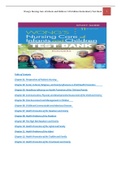 Wong’s Essentials of Pediatric Nursing, 11th Edition,Test Bank , Marilyn J. Hockenberry, Cheryl C Rodgers, complete solutions