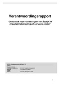 Verantwoordingsrapport (8,5!) Supply Chain Optimalisatie - Volgens Nieuwe Methode NCOI